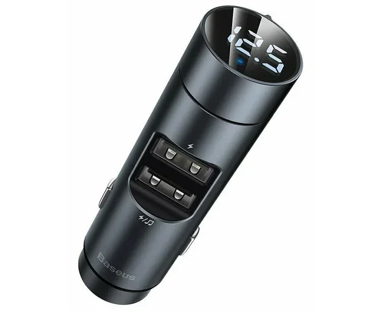 АЗУ Baseus Energy Column Bluetooth FM Launcher PPS 2USB Серый