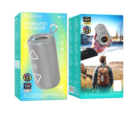 Bluetooth Колонка Borofone BR37 Noble sports Dark Gray