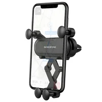 Автодержатель Borofone BH19 Eddie Черный