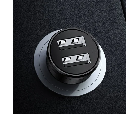 АЗУ USAMS US-CC114 C20  Dual USB Mini Черный