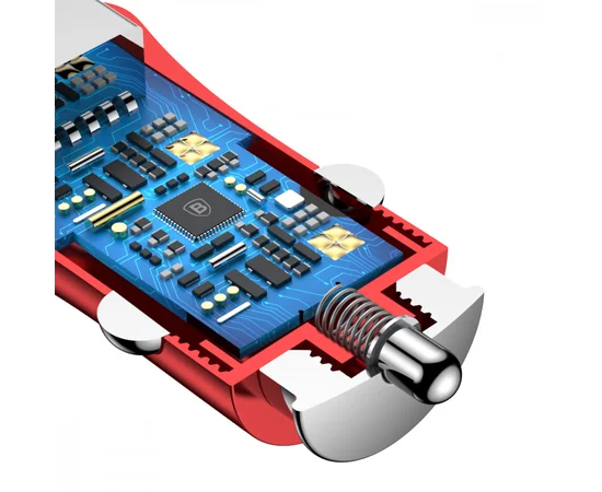 АЗУ Baseus Gentleman 4.8A 2USB Красный