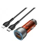 АЗУ Hoco NZ8 PD43W + QC3.0 + Type-C to Lightning Коричневый