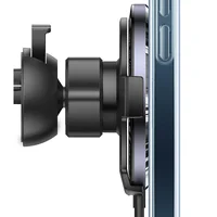 Автодержатель с БЗУ USAMS US-CD164 Ultra-Slim 15W Черный