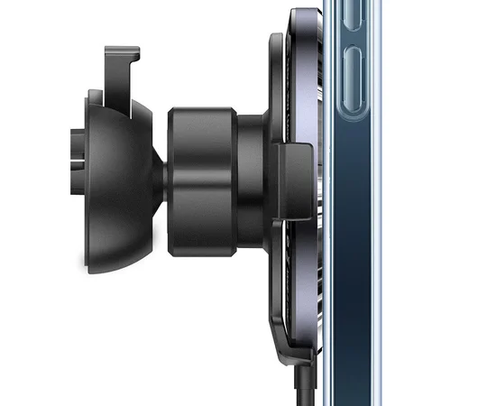 Автодержатель с БЗУ USAMS US-CD164 Ultra-Slim 15W Черный