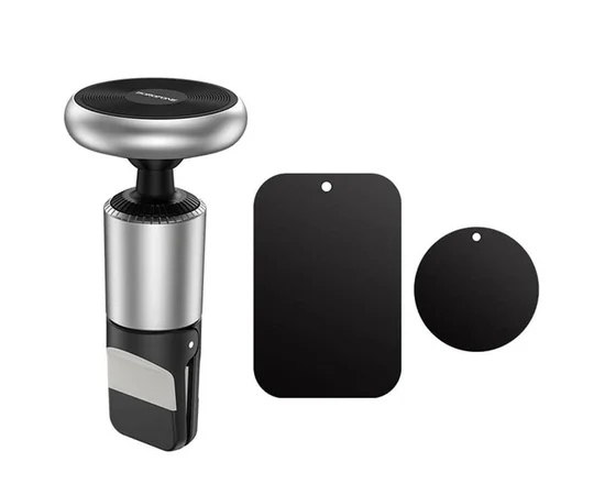 Автодержатель Borofone BH47 Cool move air outlet magnetic (extended version) Black / Silver