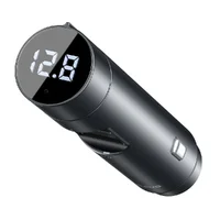 АЗУ Baseus Energy Column Bluetooth FM Launcher PPS 2USB Серый