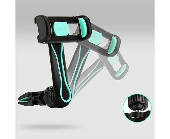 Автодержатель USAMS US-ZJ012 Черный / Бирюзовый