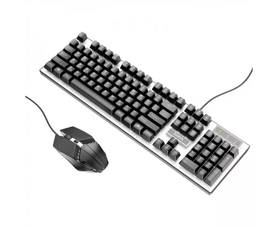 Ігрова клавіатура + миша Hoco GM18 Luminous Black