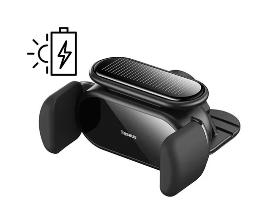 Автодержатель Baseus Steel Cannon pro Solar Electric Car Mount (SUGP010001) Black