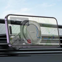 Автотримач Hoco H28 Rainbow ring magnetic (air outlet) Black