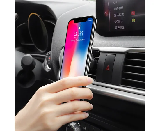 Автодержатель Hoco CA47 магнитный Черный