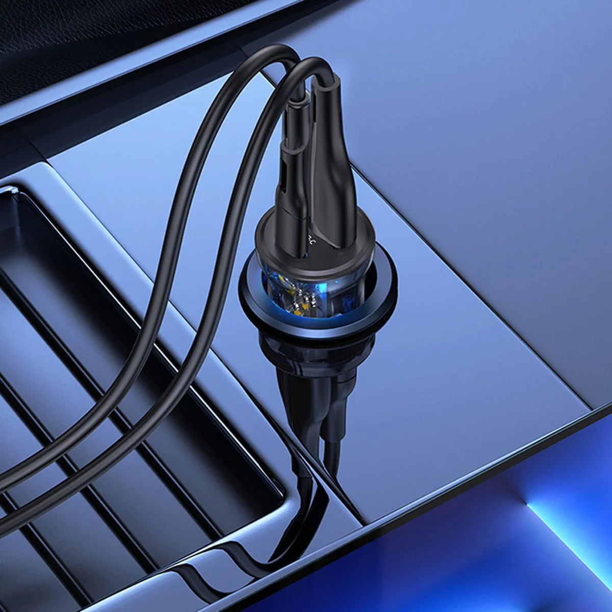 АЗУ Usams US-CC164 C32 30W 2 Ports A+C Transparent black