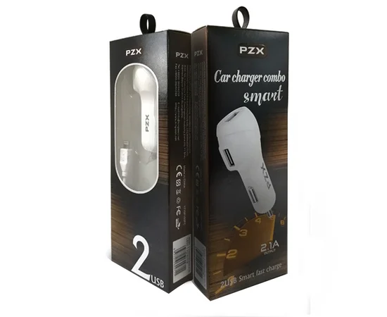 Азу PZX V13 C910 (2 USB/2.1А) Белый