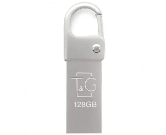 Флеш-драйв 3.0 USB Flash Drive T&G 027 Metal Series 128GB Серебряный