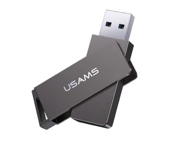 Флеш накопитель USAMS US-ZB197 USB3.0 Rotatable High Speed Flash Drive 128 Gb Iron-grey