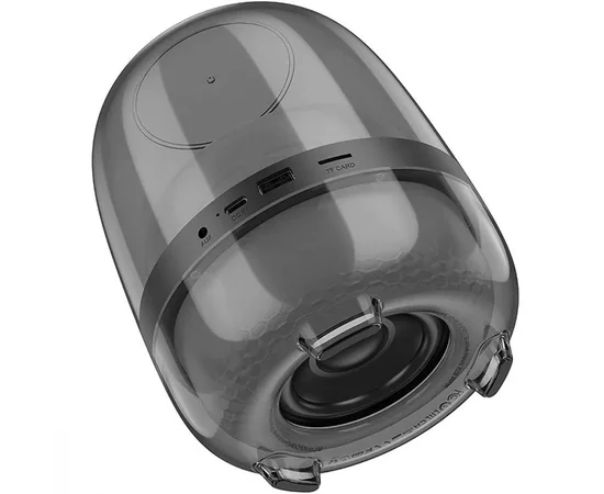 Bluetooth Колонка Hoco BS58 Crystal colorful luminous Magic black night