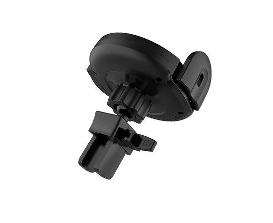 Автодержатель Hoco CA35 Plus с автозахватом и беспроводной зарядкой Черный