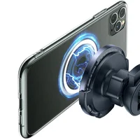 Автодержатель с БЗУ USAMS US-CD164 Ultra-Slim 15W Черный