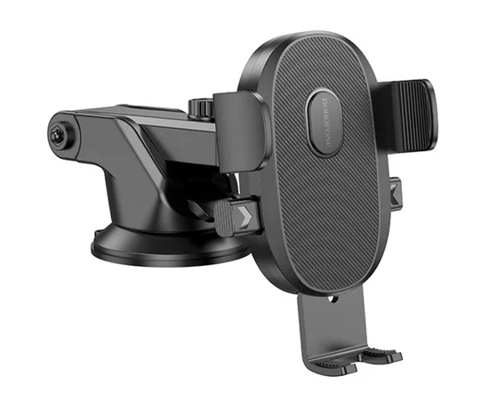 Автодержатель Borofone BH93 Grand one-button (center console) Black