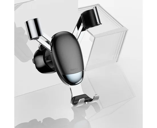 Автодержатель Baseus Mini Gravity Серебряный