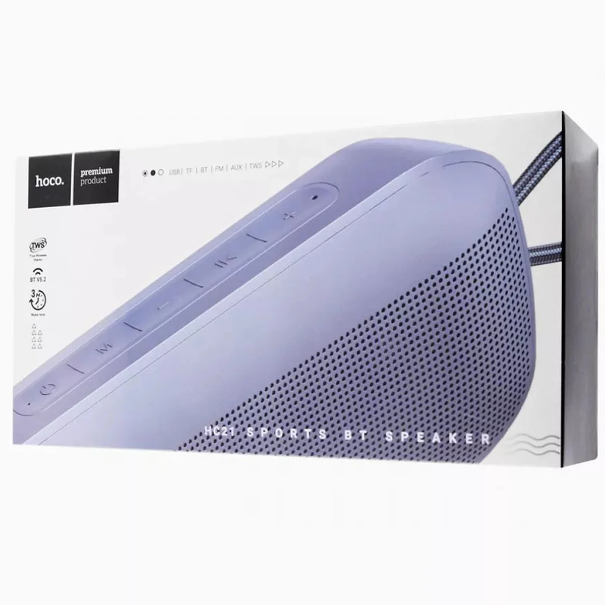 Bluetooth Колонка Hoco HC21 Shadow sports Blue graphite