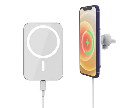 Автодержатель с БЗУ MagSafe 15W Квадратный