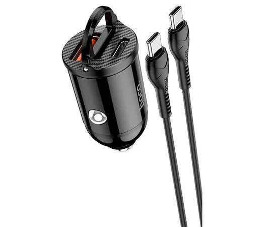 АЗУ Hoco NZ2 Link PD30W+QC3.0 + Type-C + Type-C Черный