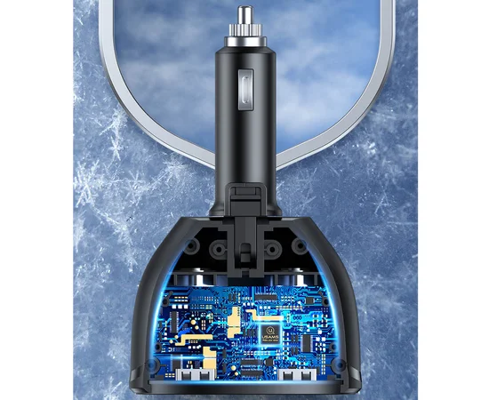 АЗУ Usams US-CC099 C16 96W Dual USB Digital Display Черный