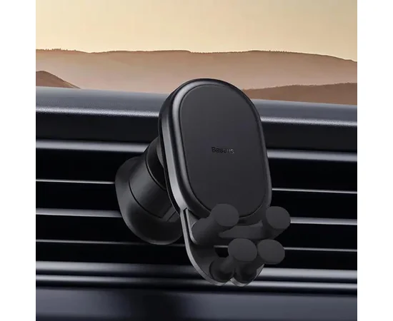 Автодержатель Baseus Stable Gravitational Car Mount Air (Air Outlet Version) (SUWX02) Black