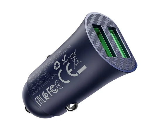 АЗУ Hoco Z39 QC3.0 (2USB) Синий