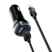 АЗУ Hoco Z40 (2USB 2.4A) + MicroUSB Черный