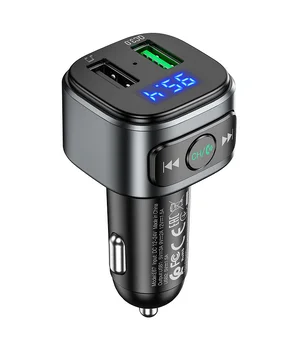 АЗУ FM модулятор HOCO E67 QC3.0 Чорний