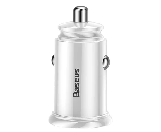 АЗУ Baseus Circular Plastic PD3.0 QC 4.0 + 30W USB + Type-C white