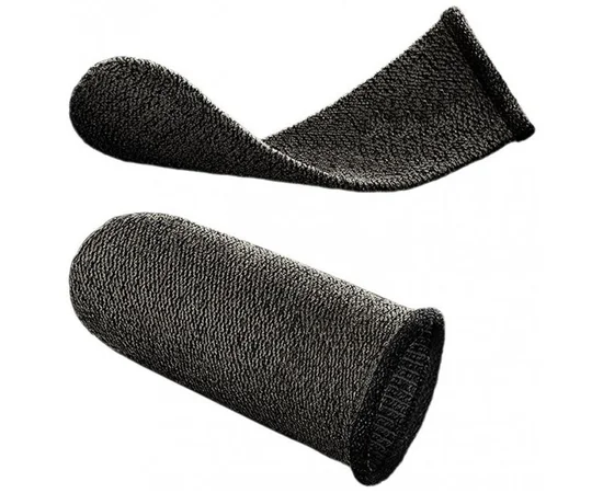 Напальчники игровые Hoco GM4 Phantom Superconducting fiber mobile game finger cots Черный / Серебряный