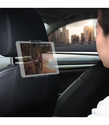 Автодержатель USAMS US-ZJ031 для смартфона и планшета 4-9,7" на подголовник Черный