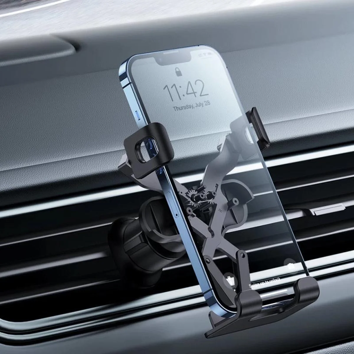 Автоутримувач Baseus Stable Gravitational Car Mount Lite (Air Outlet Version) (SUWX01) Чорний