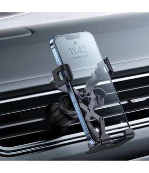 Автоутримувач Baseus Stable Gravitational Car Mount Lite (Air Outlet Version) (SUWX01) Чорний