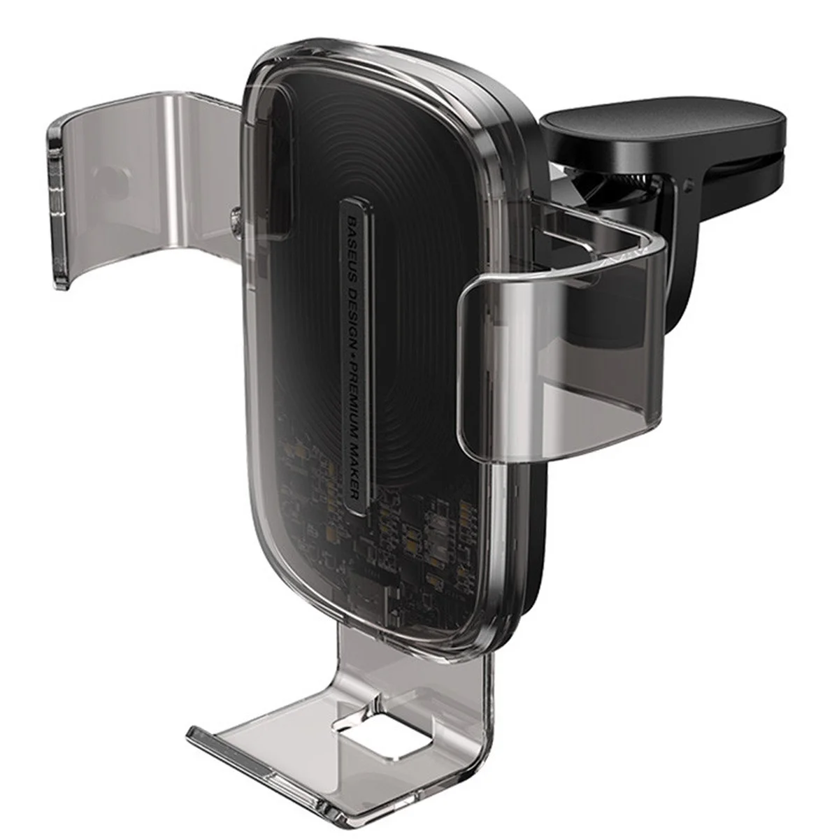 Автодержатель с БЗУ Baseus Explore Gravity Car Mount 15W Черный