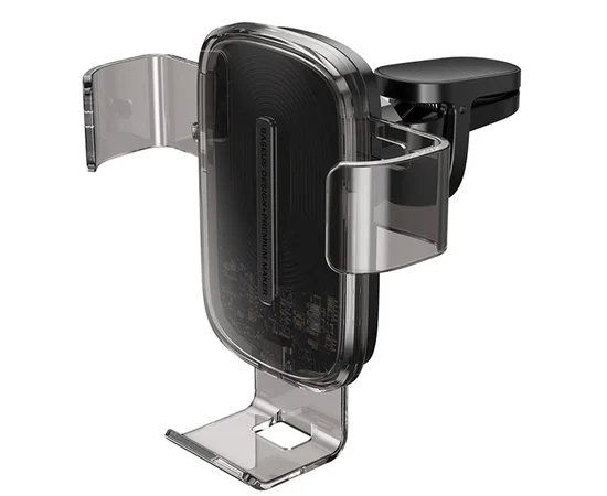 Автодержатель с БЗУ Baseus Explore Gravity Car Mount 15W Черный