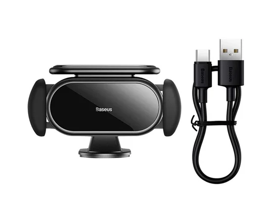 Автодержатель Baseus Steel Cannon pro Solar Electric Car Mount (SUGP010001) Black