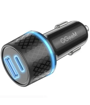 АЗУ Borofone BZ21 Brilliant 48W PD30W+QC3.0 (1Type-C/1USB) Black