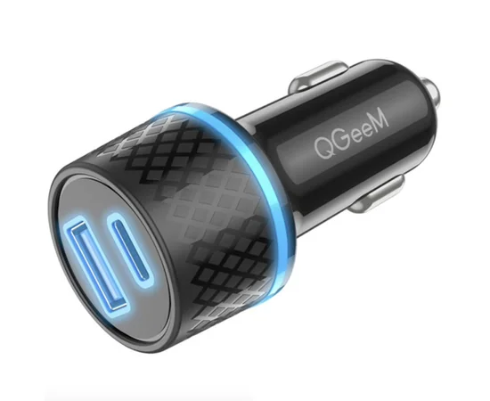 АЗУ Borofone BZ21 Brilliant 48W PD30W+QC3.0 (1Type-C/1USB) Black