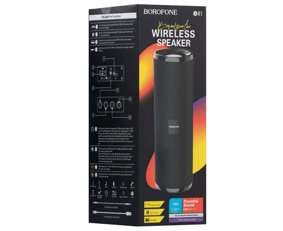 Bluetooth Колонка Borofone BR1 Black