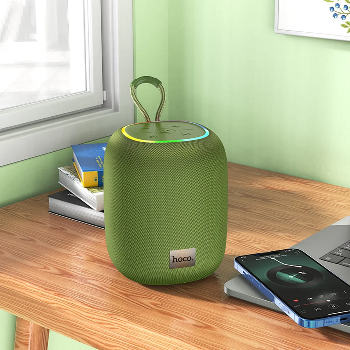 Bluetooth Колонка Hoco HC14 Link sports Spruce green