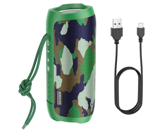 Bluetooth Колонка Borofone BR21 Camouflage Green