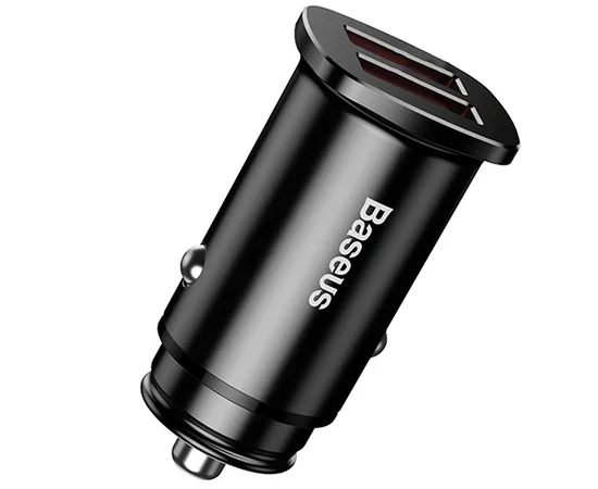 АЗУ Baseus Square Metal QC 3.0 30W 2USB (CCALL-DS) Черный