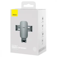 Автодержатель Baseus Metal Age 2 Gravity Car Mount (Air Outlet Version) (SUJS000013) Dark Grey