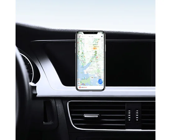 Автодержатель USAMS US-ZJ049 Center Console Car Holder Lead-Tu series Серый