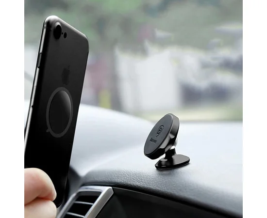 Автодержатель Baseus (SUER-B01) Small Ears Magnetic Suction Bracket Vertical Черный