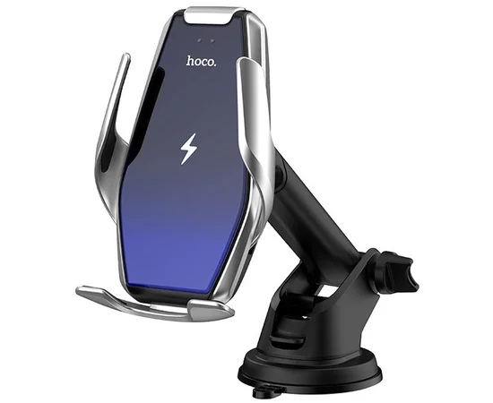 Автодержатель с БЗУ Hoco S14 Стальной
